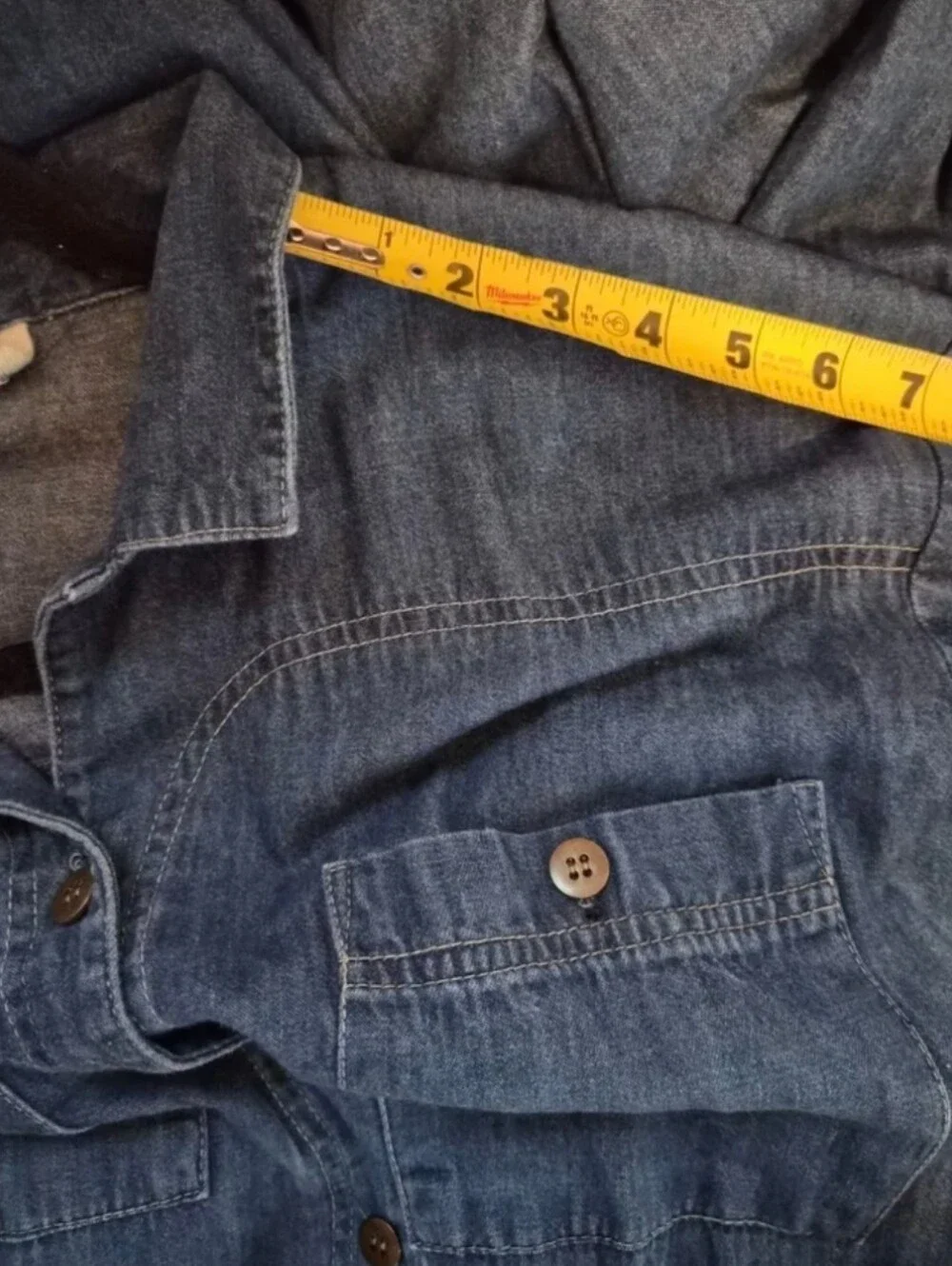 Vintage Gotcha Covered Cottagecore Denim Maxi Dress Pockets Made in the USA